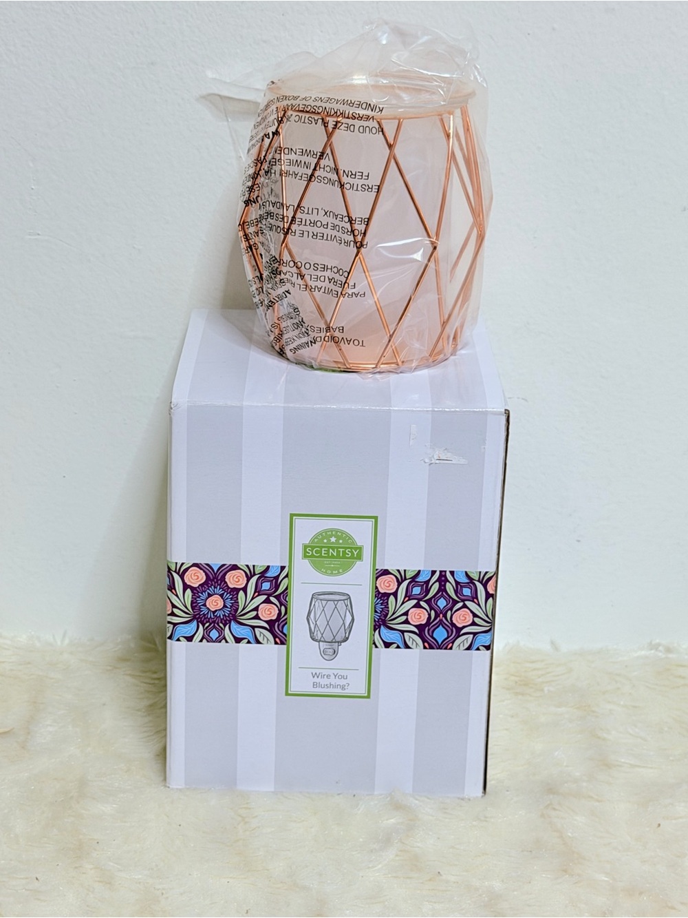 Scentsy Copper Wire Geometric Wax Warmer